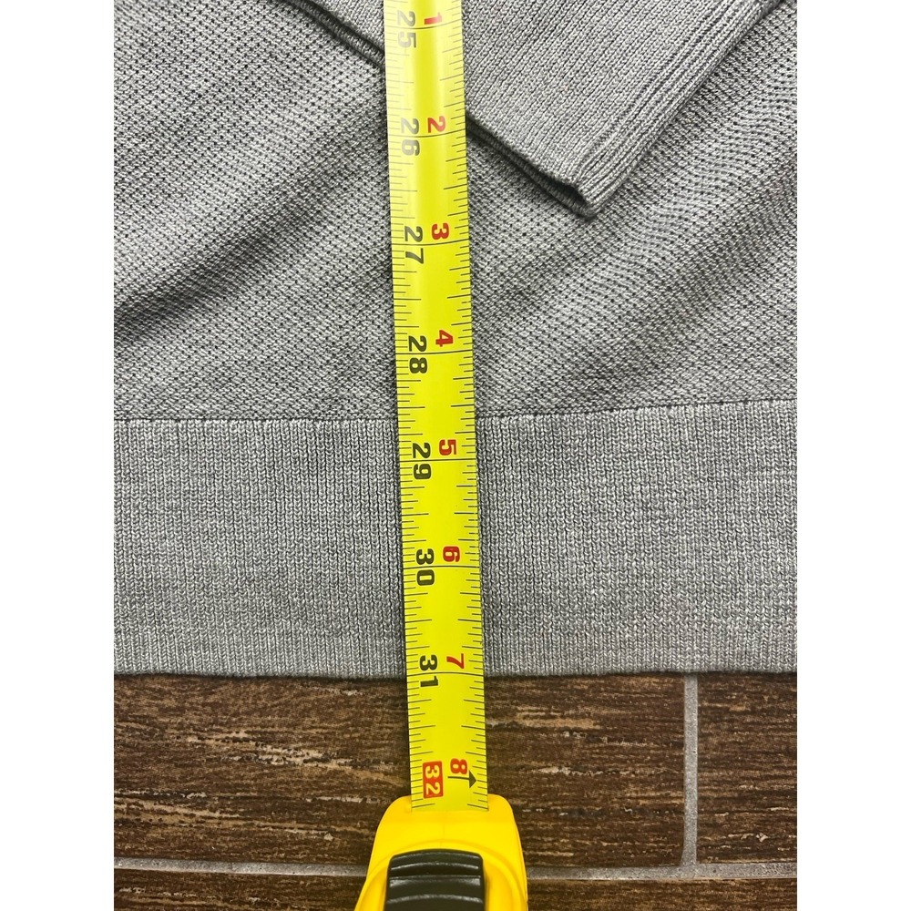 Brooks Brothers Sweater Men's XXL Gray Pullover Silk Cotton Italian Yarn NEW - Picture 7 of 12